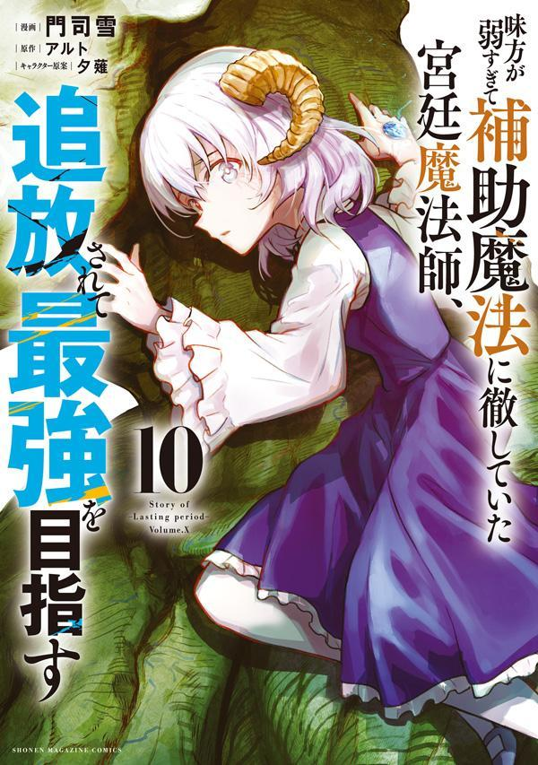 味方が弱すぎて補助魔法に徹していた宮廷魔法師、追放されて最強を目指す. 10