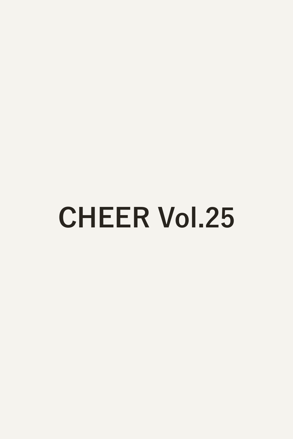 CHEER Vol.25