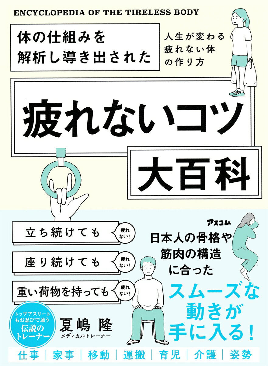 体の仕組みを解析し導き出された疲れないコツ大百科 = ENCYCLOPEDIA OF THE TIRELESS BODY : 人生が変わる疲れない体の作り方 / Karada No Shikumi Wo Kaiseki Shi Michibikidasa Reta Tsukare Nai Kotsu Daihyakka  = encyclopedia of the tireless body    Jinsei Ga Kawa Ru Tsukare Nai Karada No Tsukurikata