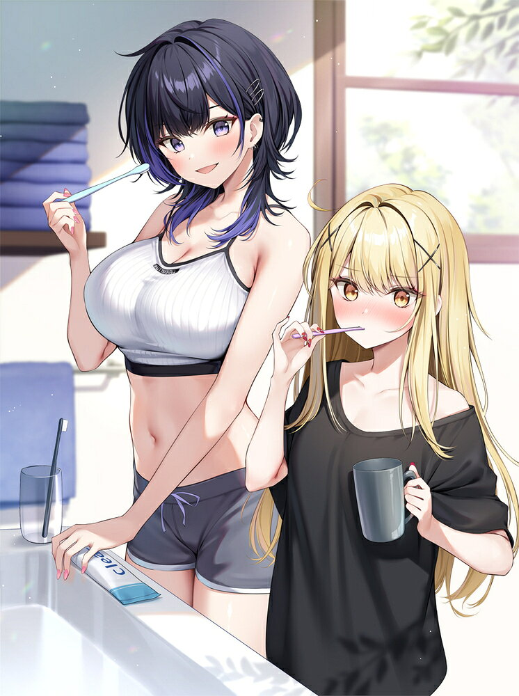でっかいギャルとちっちゃいギャルが失恋した俺の新居に入り浸っている 2