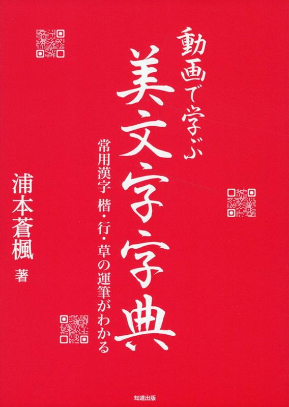 動画で学ぶ美文字字典 : 常用漢字楷・行・草の運筆がわかる